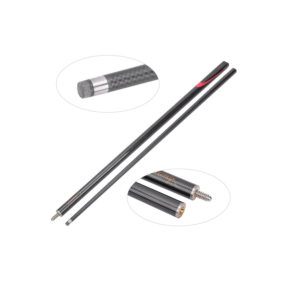 Professional 9mm Carbon Billiard Pool Cue – Snooker Stick Accessory Professional 9mm Carbon Billiard Pool Cue – Snooker Stick Accessory