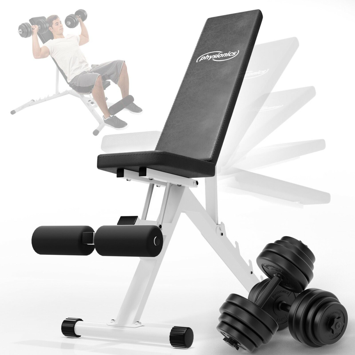 Physics® dumbbell bench training bench tilt bench bench bench bench presses +30 kg dumbbell set- Physics® dumbbell bench training bench tilt bench bench bench bench presses +30 kg dumbbell set-