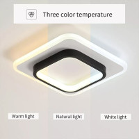 Modern LED Ceiling Light Square Panel Down Lights Bathroom Kitchen Bedroom Lamp