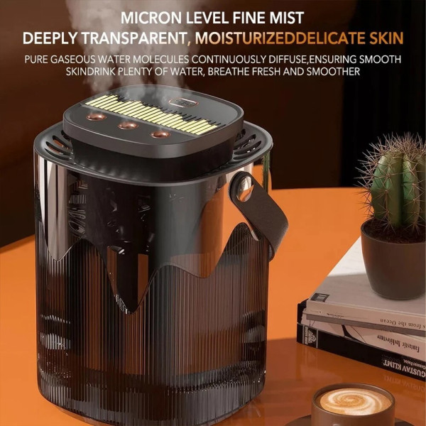 3L Large Capacity LED Air Purifier Quiet Aroma Diffuser Humidifier Mist Atomizer
