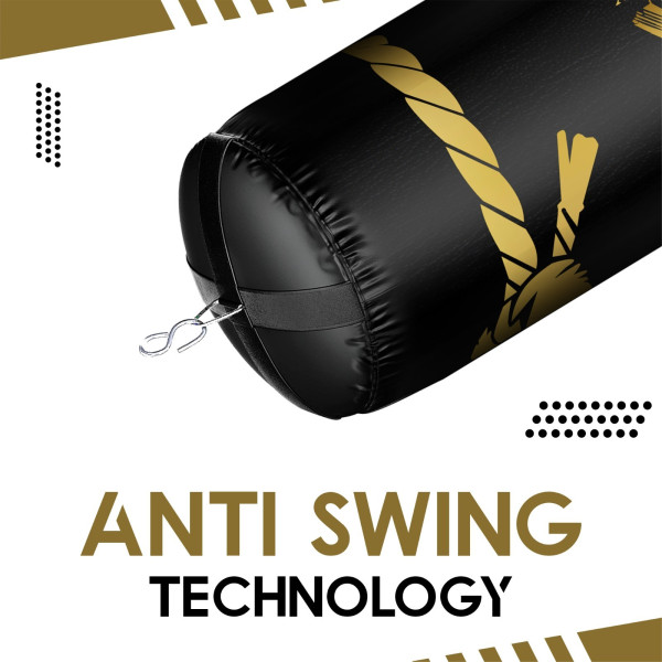 Punch Bag 5ft Heavy duty Filled hanging Boxing Set Kickboxing MMA suspended bag