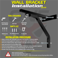 Punch Bag 5ft Heavy duty Filled hanging Boxing Set Kickboxing MMA suspended bag