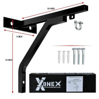 Punch Bag 5ft Heavy duty Filled hanging Boxing Set Kickboxing MMA suspended bag