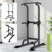 Power Tower Pull up Chinning Dip Station Knee Raise Press Ups Gym Workout Stand