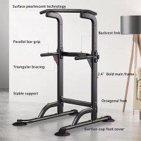 Power Tower Pull up Chinning Dip Station Knee Raise Press Ups Gym Workout Stand