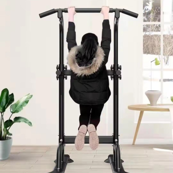 Power Tower Pull up Chinning Dip Station Knee Raise Press Ups Gym Workout Stand