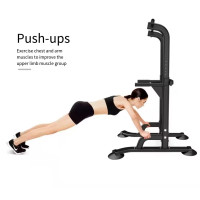 Power Tower Pull up Chinning Dip Station Knee Raise Press Ups Gym Workout Stand