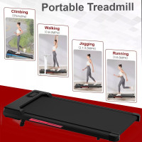 Walking Pad Treadmill Hinsinc Home Under Desk Treadmill with Incline & Remote