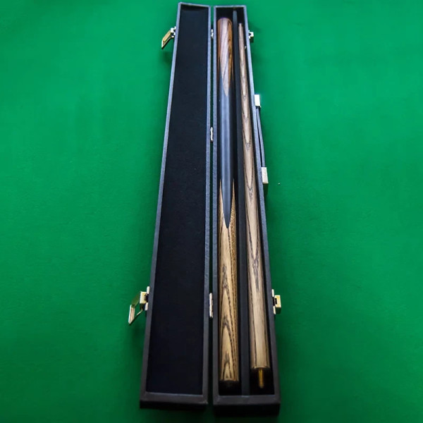 Ashwood 2-Piece Pool Cue and Black Cue Case