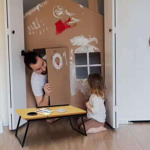 Folding Laptop Table Stand Bed Tray Sofa Lap Portable Computer Desk Breakfastï¼