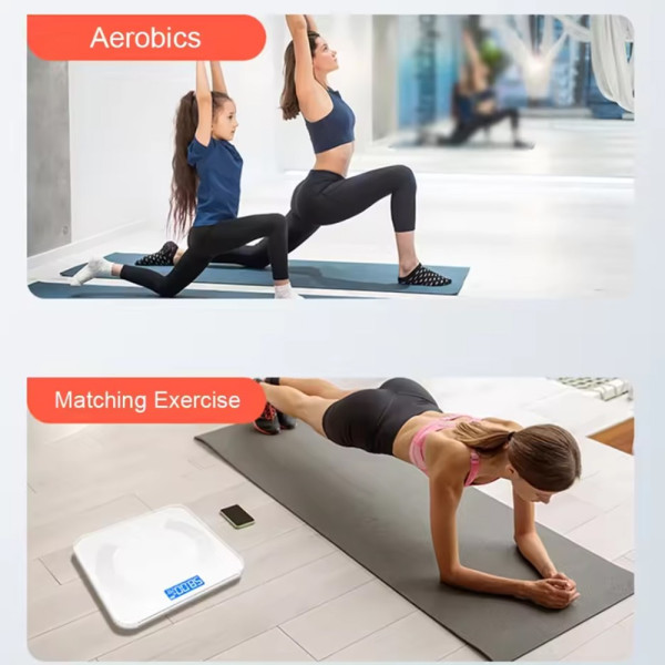 Body Fat Scale 180kg Bluetooth Smart BMI Digital Bathroom Wireless Weight & APP