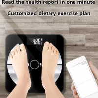 Body Fat Scale 180kg Bluetooth Smart BMI Digital Bathroom Wireless Weight & APP