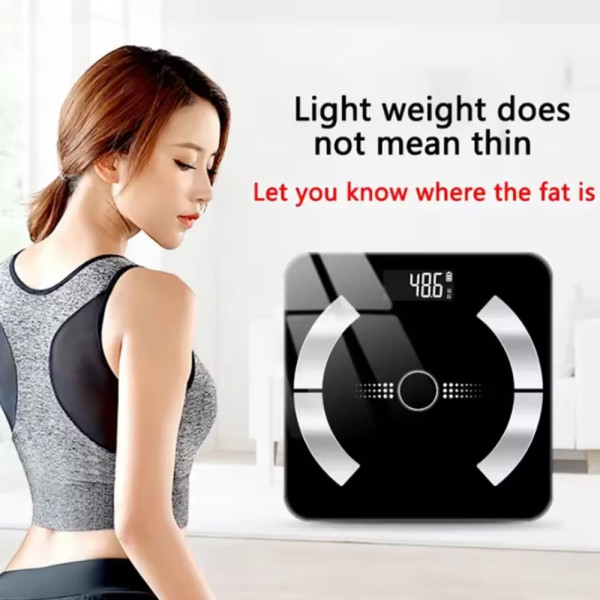 Body Fat Scale 180kg Bluetooth Smart BMI Digital Bathroom Wireless Weight & APP