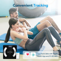 Body Fat Scale 180kg Bluetooth Smart BMI Digital Bathroom Wireless Weight & APP