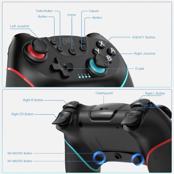 for Switch Wireless Pro Controller for Nintendo Switch Console UK