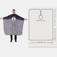 Large-size haircut cape - Hair salon haircut accessories for hair dyeing, perming and styling