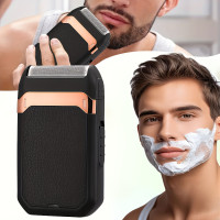FEIYBA Men'S Electric Foil Shaver - USB-C Fast Charging, Long-Lasting 60 Min Runtime, Compact Travel Razor with One-Touch