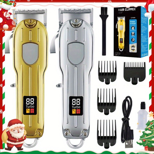 XUMTOM Professional Cordless Electric Barber Shears & Trimmer Suitable for Men's Haircut, Beard Trimming with USB, Cordless