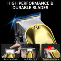 XUMTOM Professional Cordless Electric Barber Shears & Trimmer Suitable for Men's Haircut, Beard Trimming with USB, Cordless