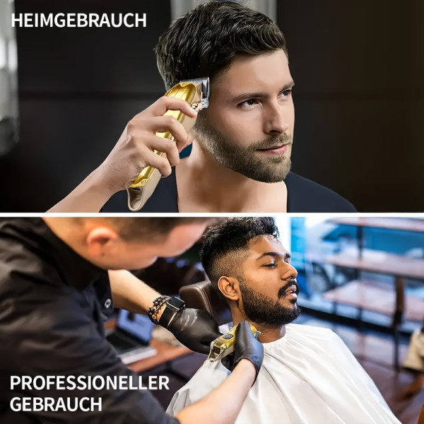 XUMTOM Professional Cordless Electric Barber Shears & Trimmer Suitable for Men's Haircut, Beard Trimming with USB, Cordless