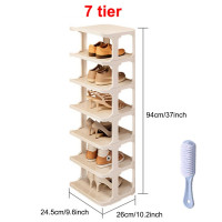 7 Tiers Shoe Rack Tall Storage Shelf Unit Cabinet Organiser Footwear Stand Tool