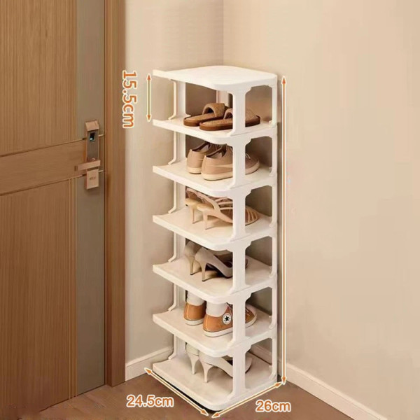 7 Tiers Shoe Rack Tall Storage Shelf Unit Cabinet Organiser Footwear Stand Tool
