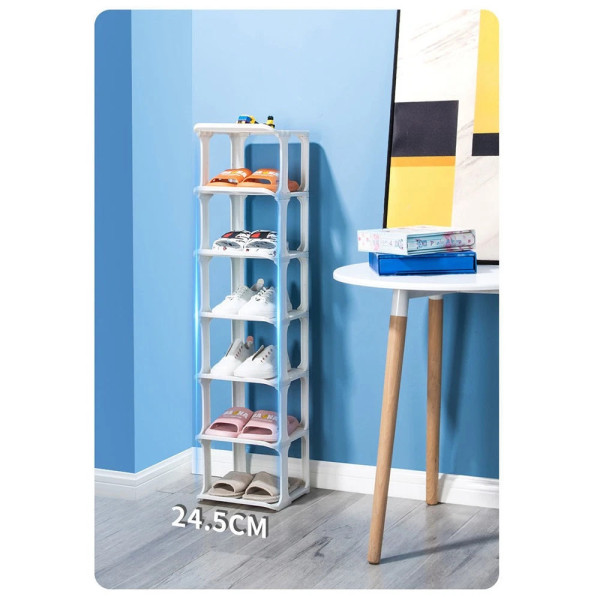 7 Tiers Shoe Rack Tall Storage Shelf Unit Cabinet Organiser Footwear Stand Tool