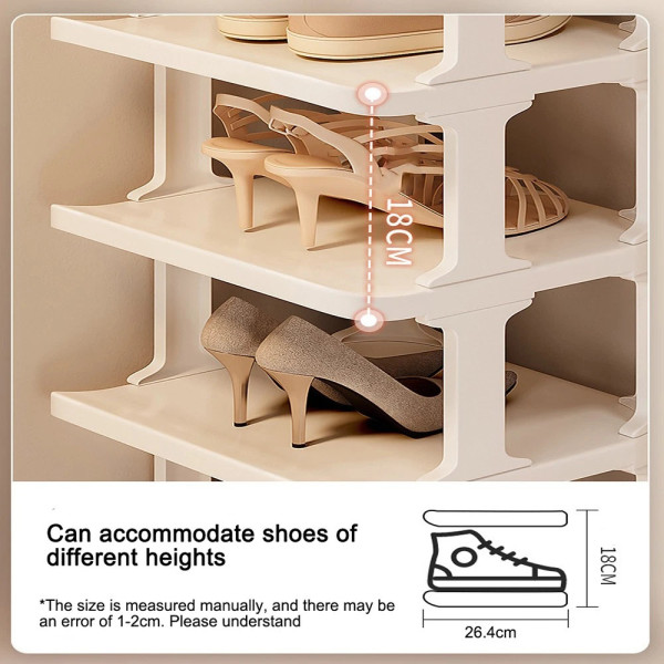 7 Tiers Shoe Rack Tall Storage Shelf Unit Cabinet Organiser Footwear Stand Tool