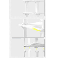 7 Tiers Shoe Rack Tall Storage Shelf Unit Cabinet Organiser Footwear Stand Tool