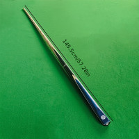 A Cue Stick for Billiards, Featuring a Detachable Small Head, Designed for Snooker And Black Eight-Ball, Made of Chinese White