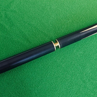 A Cue Stick for Billiards, Featuring a Detachable Small Head, Designed for Snooker And Black Eight-Ball, Made of Chinese White