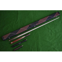 Handmade 4 Piece Snooker Cue Set with Luxury Case and Telescopic Extension