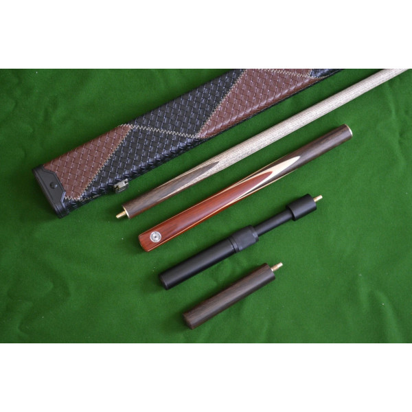 Handmade 4 Piece Snooker Cue Set with Luxury Case and Telescopic Extension