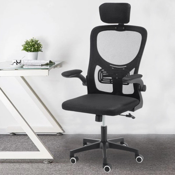 Mesh Office Chair Ergonomic 360Â° Swivel Lift Computer Desk Adjustable Height UK