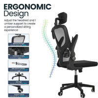 Mesh Office Chair Ergonomic 360Â° Swivel Lift Computer Desk Adjustable Height UK