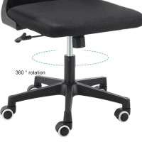 Mesh Office Chair Ergonomic 360Â° Swivel Lift Computer Desk Adjustable Height UK