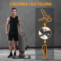 Weight Bench Adjustable Foldable Strength Training Full Body Workout Incline Gym