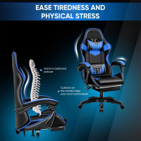 Gaming Chair Office Computer Height-Adjustable With Lumbar Cushion Office