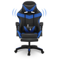 Gaming Chair Office Computer Height-Adjustable With Lumbar Cushion Office