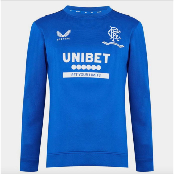 Castore Rangers '150 Years Anniversary' Training Sweatshirt / Blue / RRP Â£60