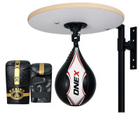Speed Ball Platform Adjustable with Speed Bag & Mitts for Boxing Reflex Training