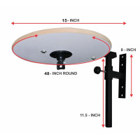 Speed Ball Platform Adjustable with Speed Bag & Mitts for Boxing Reflex Training