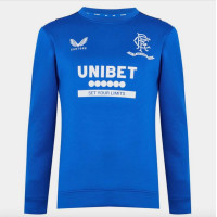 Castore Rangers '150 Years Anniversary' Training Sweatshirt / Blue / RRP Â£60