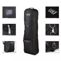 Heavy Duty Padded Golf Travel Bags Storage Cover Case with Wheels Holiday Black