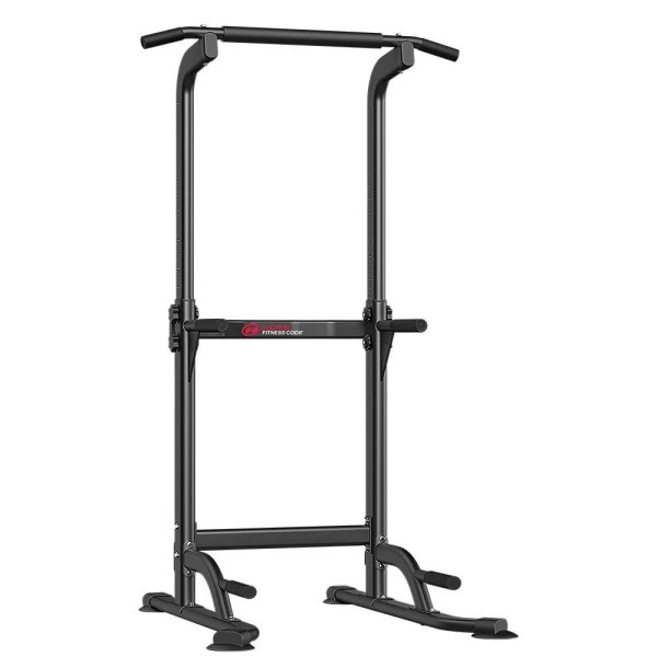 Freestanding Pull Up Bar Dip Station Adjustable Power Tower Home Gym Rack