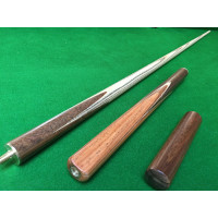 57 Inch Handmade 3/4 Ash Snooker Cue with Rosewood Butt and 8.5mm tip