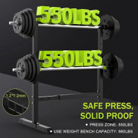 Squat Racks Barbell Rack Stand Adjustable Olympic Weight Bench Press Home Gym .