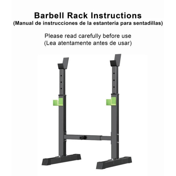 Squat Racks Barbell Rack Stand Adjustable Olympic Weight Bench Press Home Gym .