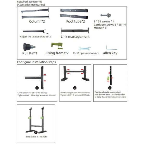 Squat Racks Barbell Rack Stand Adjustable Olympic Weight Bench Press Home Gym .