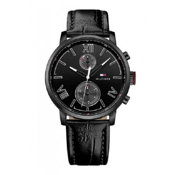 TOMMY HILFIGER ALDEN MENS WATCH 1791310 BLACK - WARRANTY - RRP 179.00